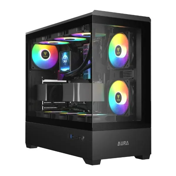Gamdias Aura GC106 Panoramic ATX ARGB Mid-Tower Cabinet