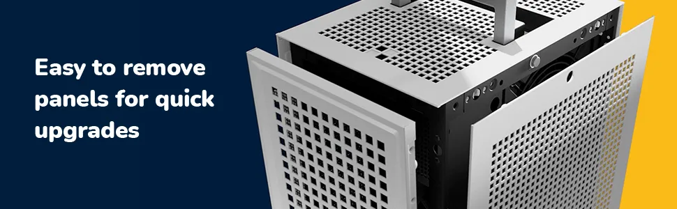 HYTE Revolt 3 Small Form Factor Premium ITX Computer Gaming (Case Only, Black) overview 6