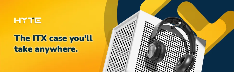 HYTE Revolt 3 Small Form Factor Premium ITX Computer Gaming (Case Only, Black) overview 7