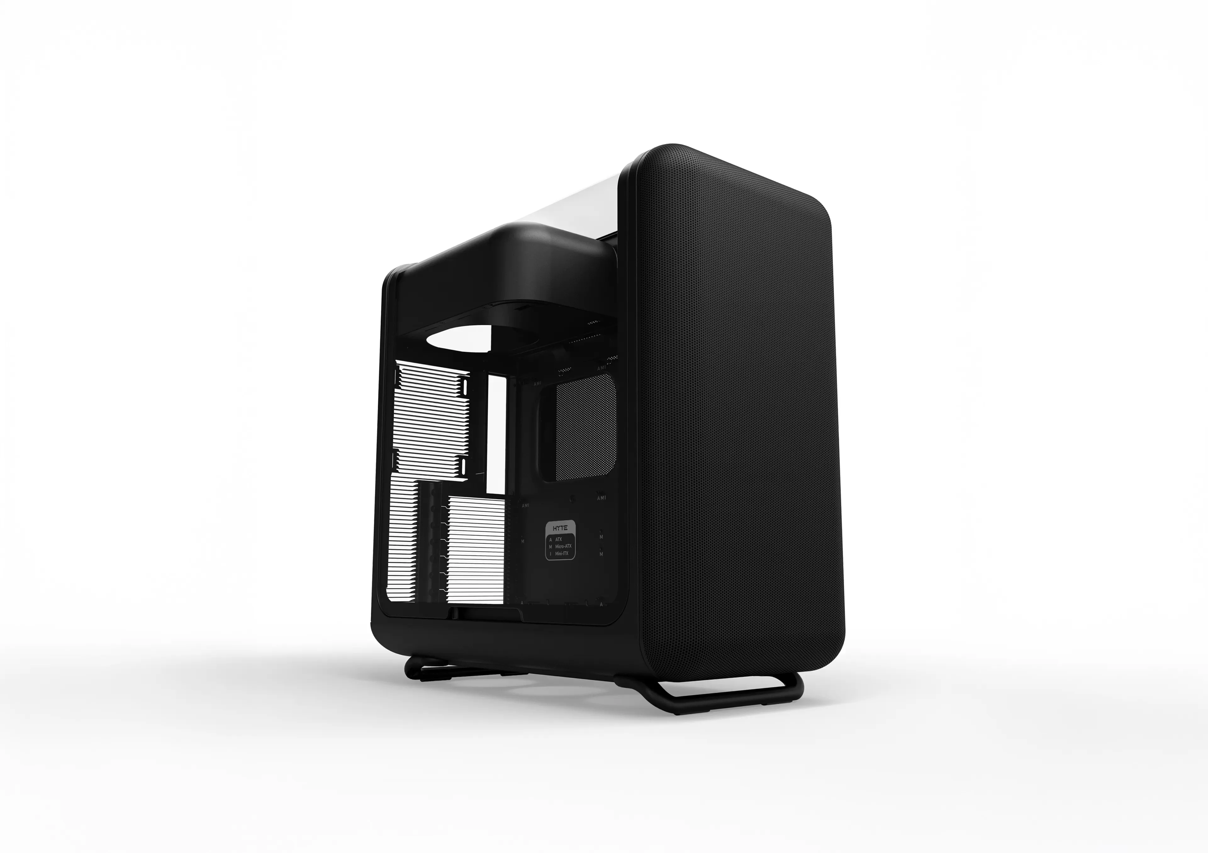 HYTE X50 Modern Performance Mid Tower PC Gaming Case - Pitch Black overview 1