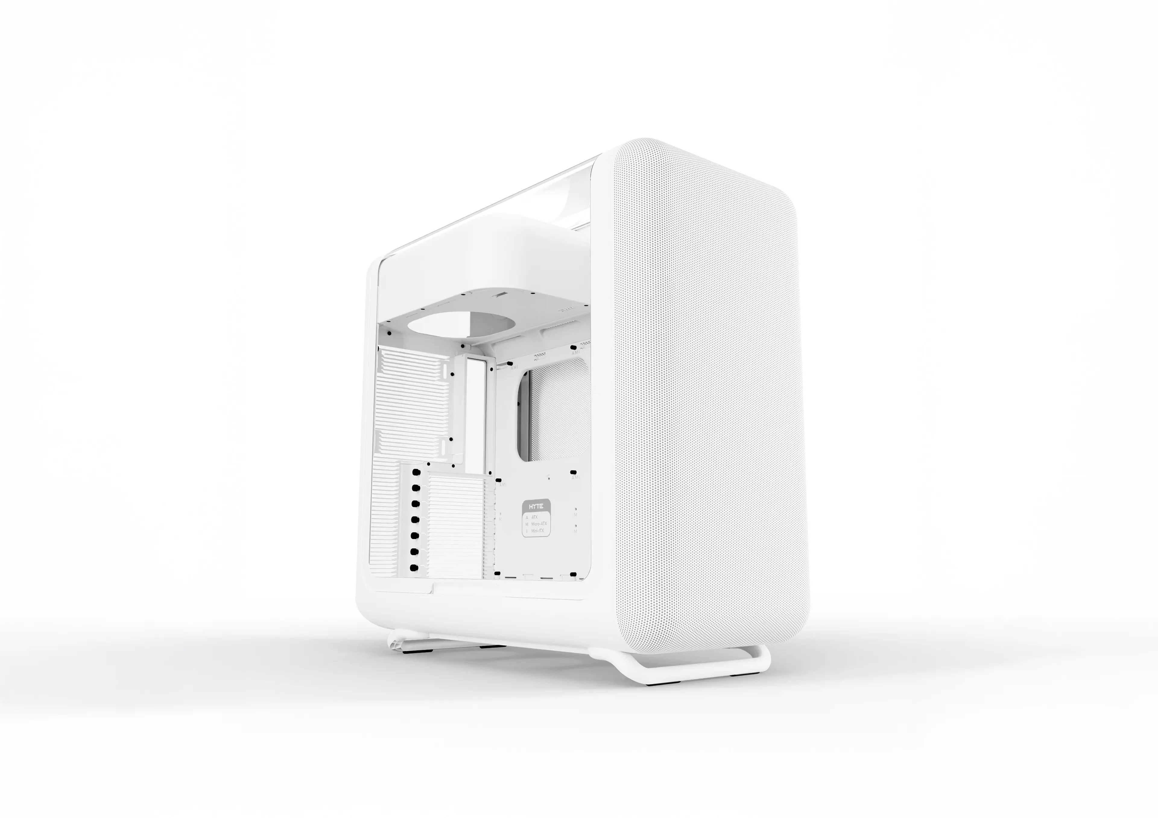 HYTE X50 Modern Performance Mid Tower PC Gaming Case - Snow White overview 1
