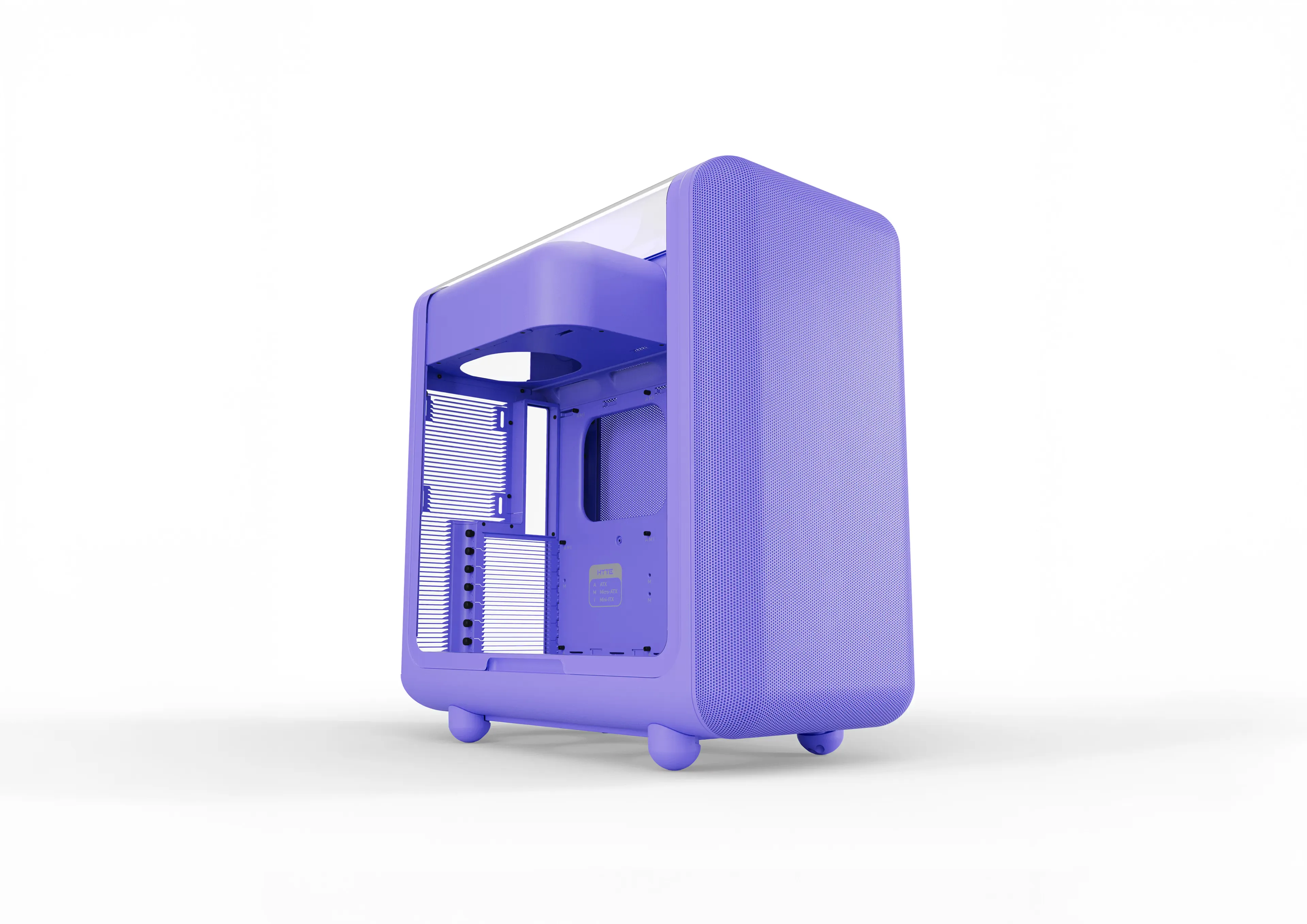 HYTE X50 Modern Performance Mid Tower PC Gaming Case - Taro Milk overview 1