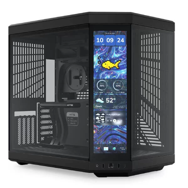 Hyte Y70 touch infinite (E-ATX) Mid Tower Cabinet (Pitch Black)