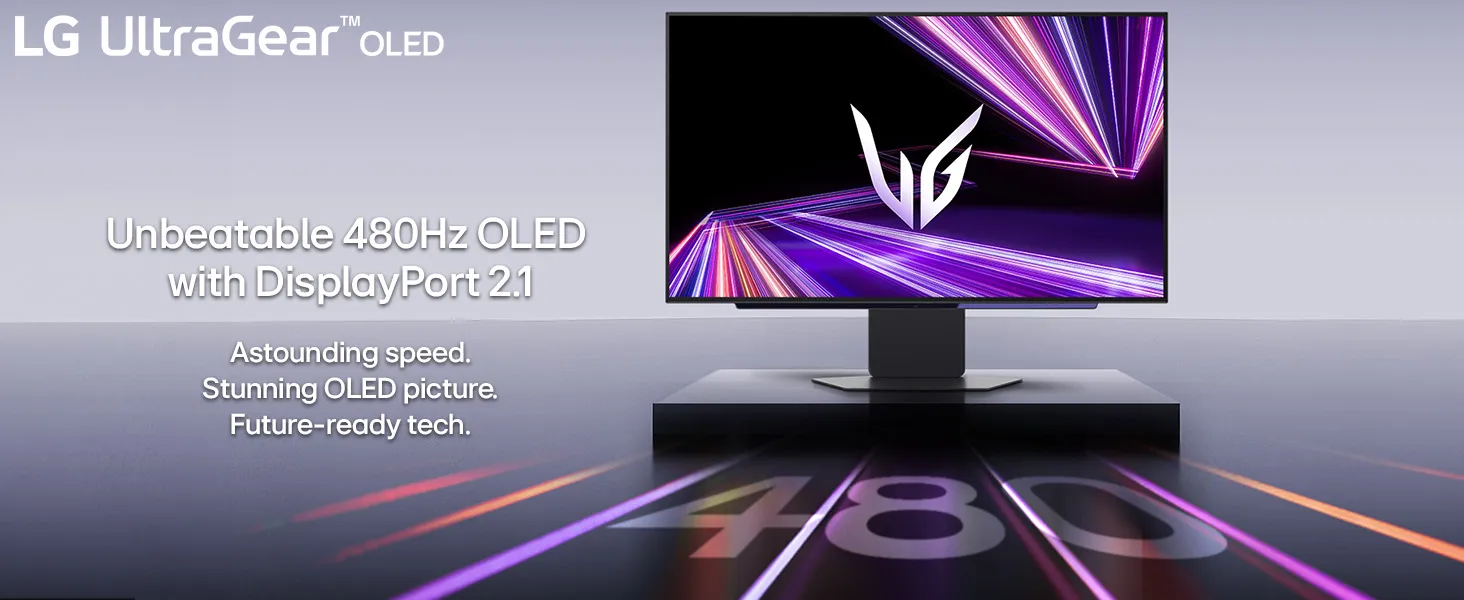 LG UltraGear 27GX790A-B 27" 480Hz OLED QHD 1440P Gaming Monitor overview 1