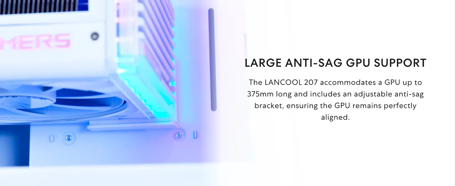 LIAN LI LANCOOL 207 Compact ATX RGB Gaming Cabinet (Black) overview 12
