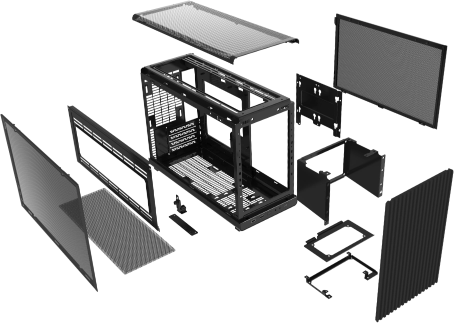 Lian Li A3-mATX White Mini Tower Case overview 3
