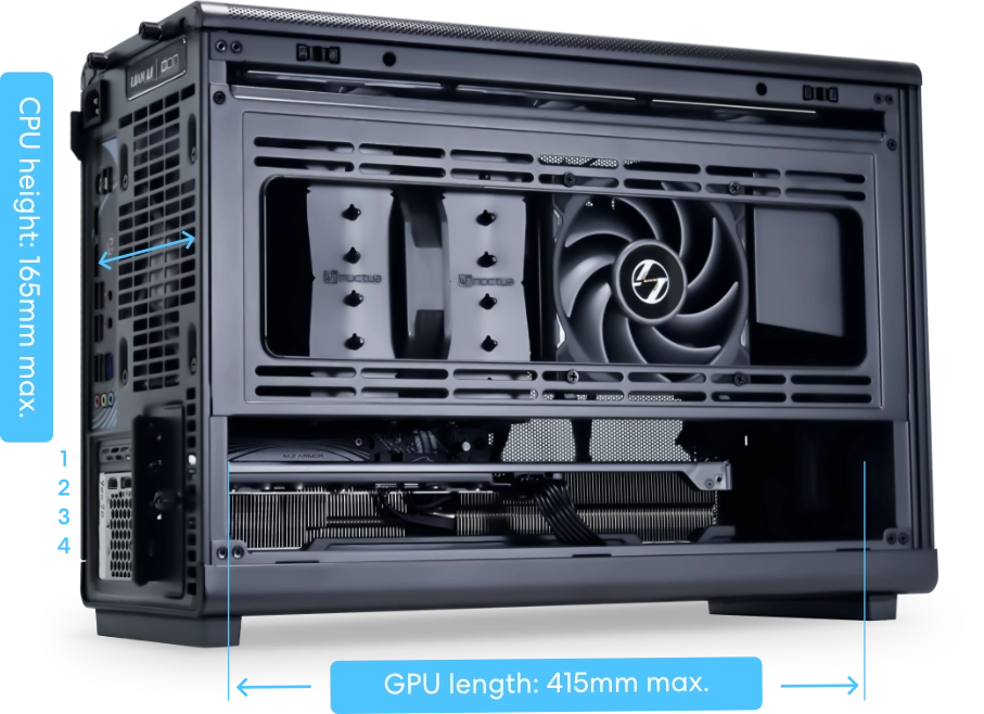 Lian Li A3-mATX White Mini Tower Case overview 5