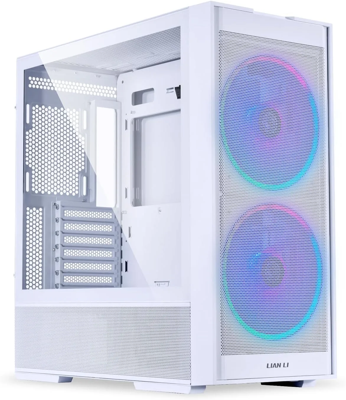 Lian Li Lancool 206 ATX Mid Tower Cabinet White overview 1
