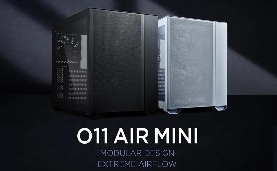 Lian Li O11 Air Mini Cabinet (White) overview 1