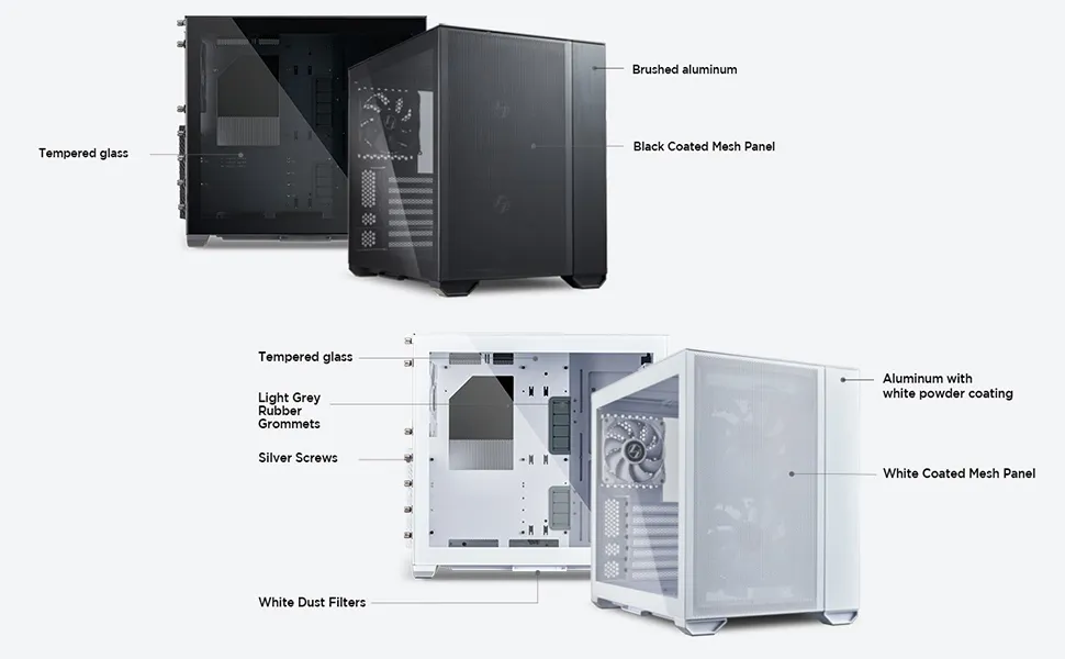 Lian Li O11 Air Mini Cabinet (White) overview 3