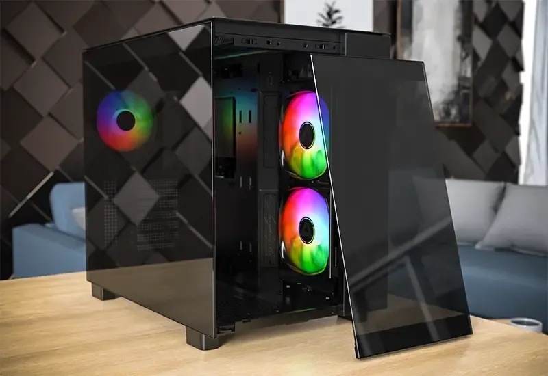 MONTECH King 65 Pro ARGB ATX Mid Tower Case (Black) overview 7