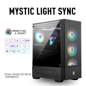 MSI MAG Forge 111R ARGB (ATX) Cabinet (Black) overview 9