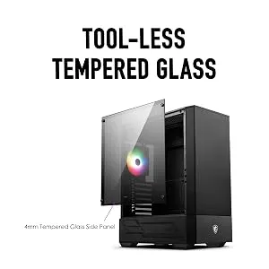 MSI MAG Forge 111R ARGB (ATX) Cabinet (Black) overview 7