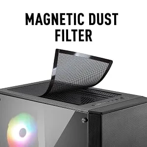MSI MAG Forge 111R ARGB (ATX) Cabinet (Black) overview 8