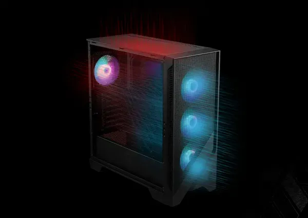 MSI MAG Forge 320R Airflow Premium Gaming PC Case (White) overview 13