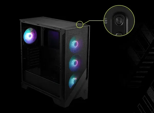 MSI MAG Forge 320R Airflow Premium Gaming PC Case overview 7