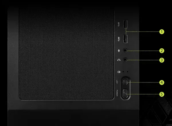 MSI MAG Forge 320R Airflow Premium Gaming PC Case overview 8