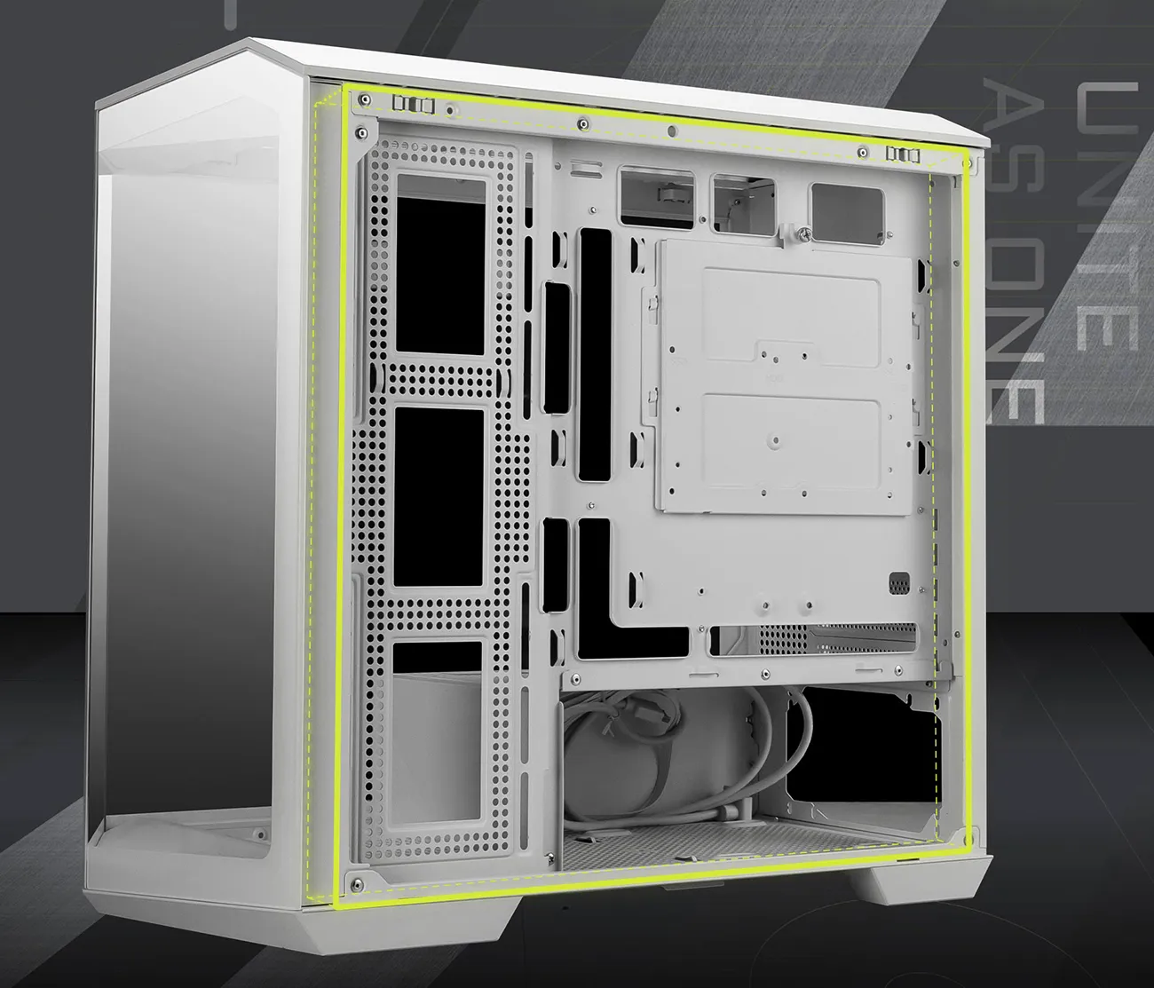 MSI MAG PANO M100R PZ White mATX Cabinet overview 7