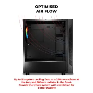 MSI MAG Vampiric 010X (ATX) Mid Tower Cabinet, ARGB Controller overview 6