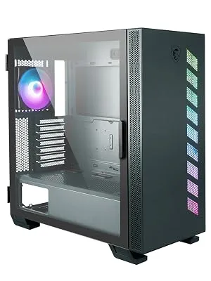 MSI MAG Vampiric 300R ARGB (ATX) Mid Tower Cabinet (Pacific Blue) overview 2