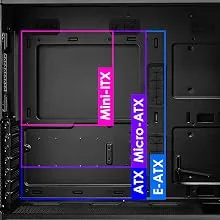 MSI MAG Vampiric 300R ARGB (ATX) Mid Tower Cabinet (Pacific Blue) overview 7