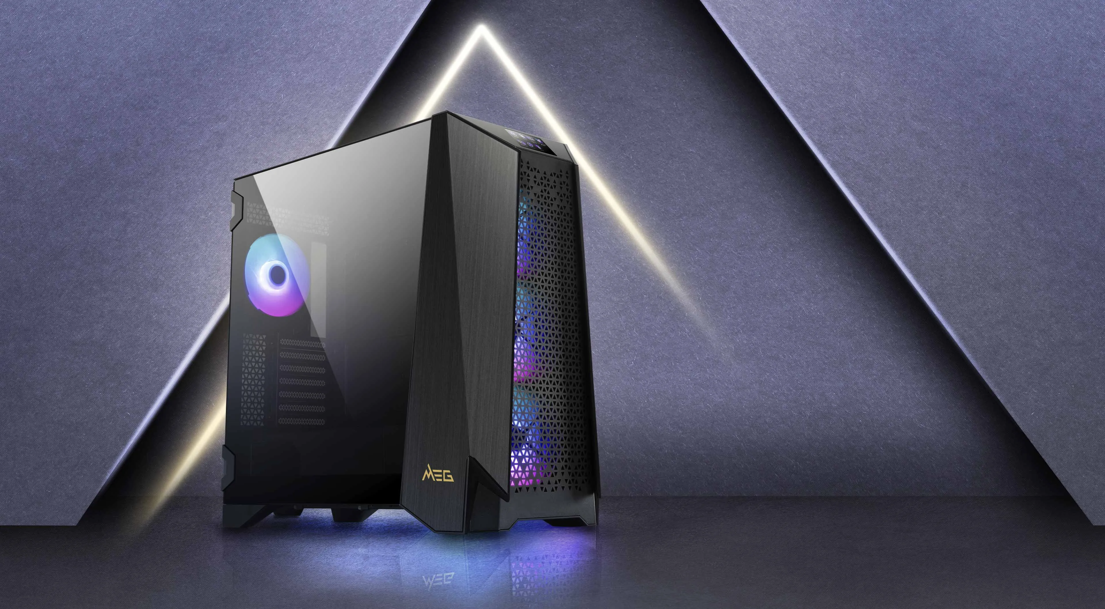 MSI MEG Prospect 700R ARGB (E-ATX) Mid Tower Cabinet (Black) overview 1