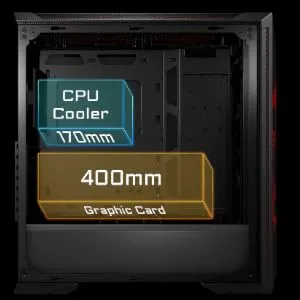 MSI MPG Gungnir 100D Gaming Cabinet (Black) overview 3