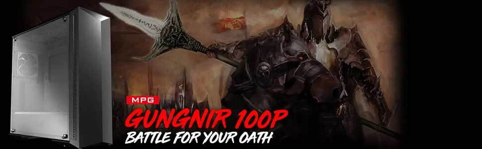 MSI MPG Gungnir 100P Gaming Cabinet overview 1