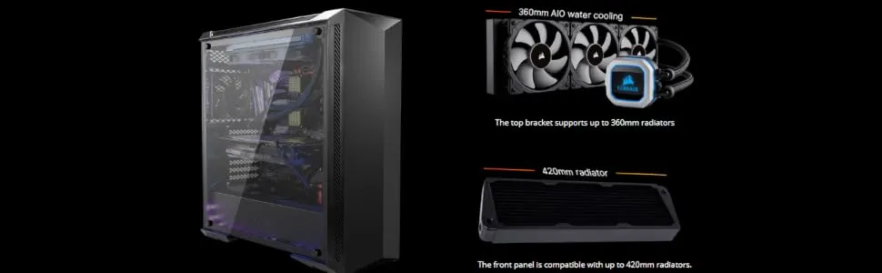 MSI MPG Gungnir 100P Gaming Cabinet overview 2