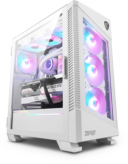 MSI MPG VELOX 100R (ATX) Cabinet (White) overview 1