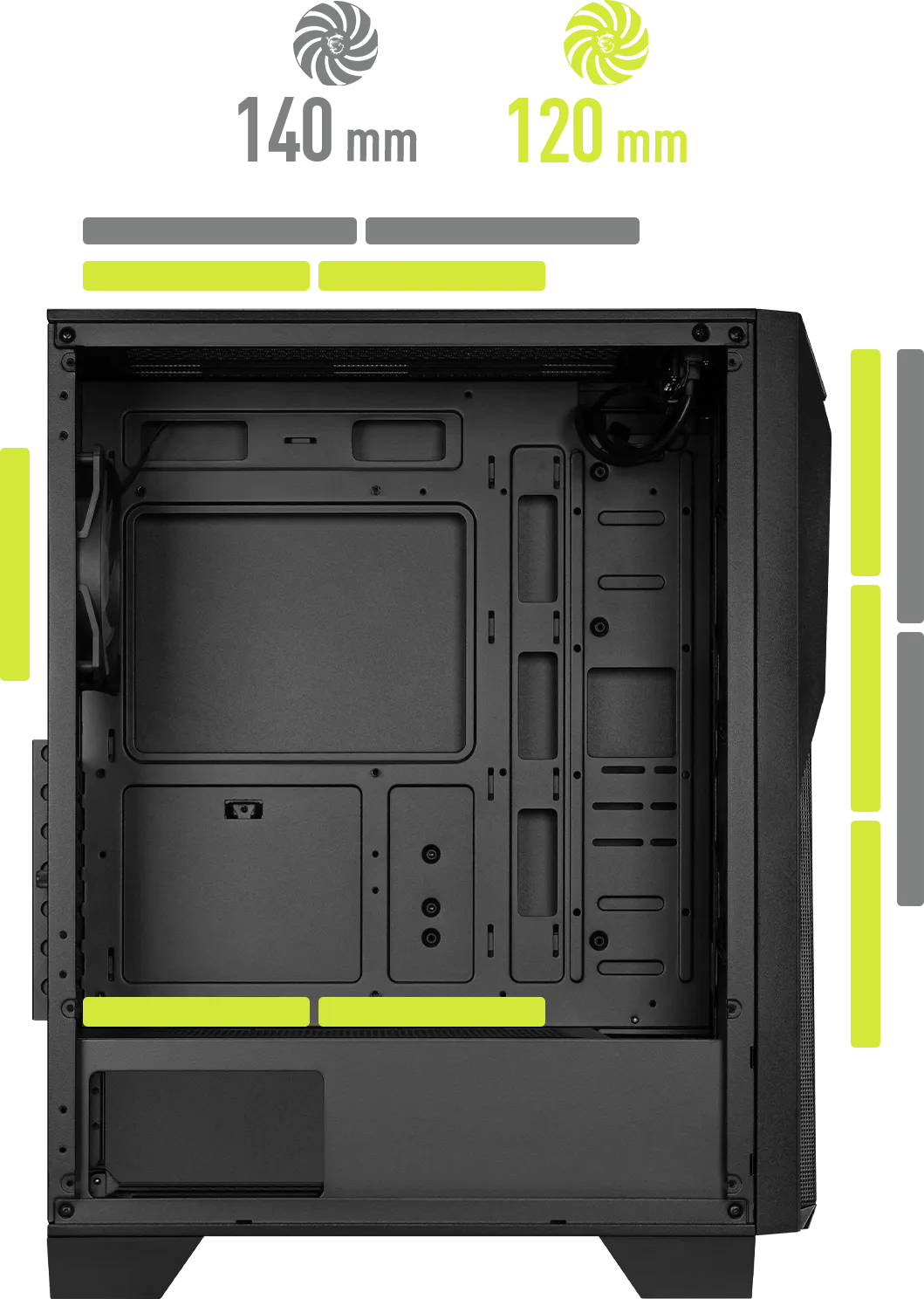 MSI Mag Forge 130A Airflow Mid Tower ATX Cabinet overview 10