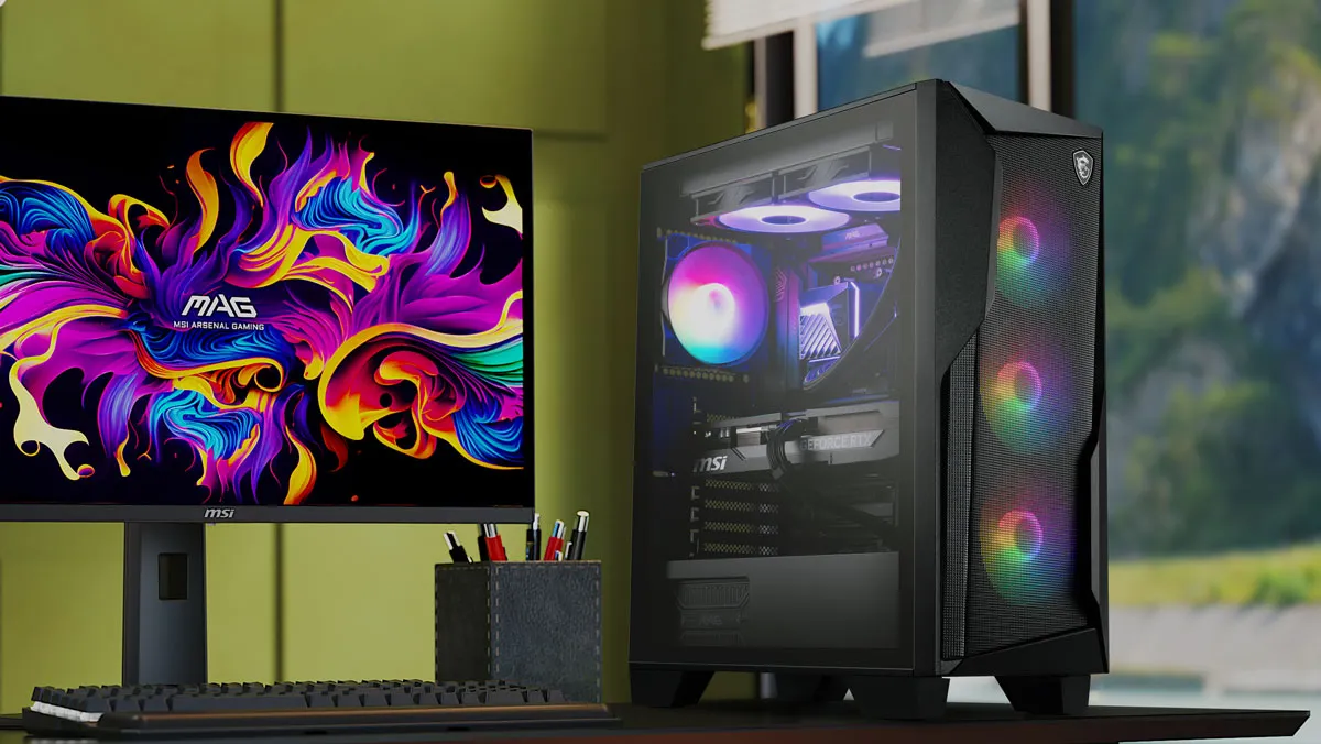 MSI Mag Forge 130A Airflow Mid Tower ATX Cabinet overview 2