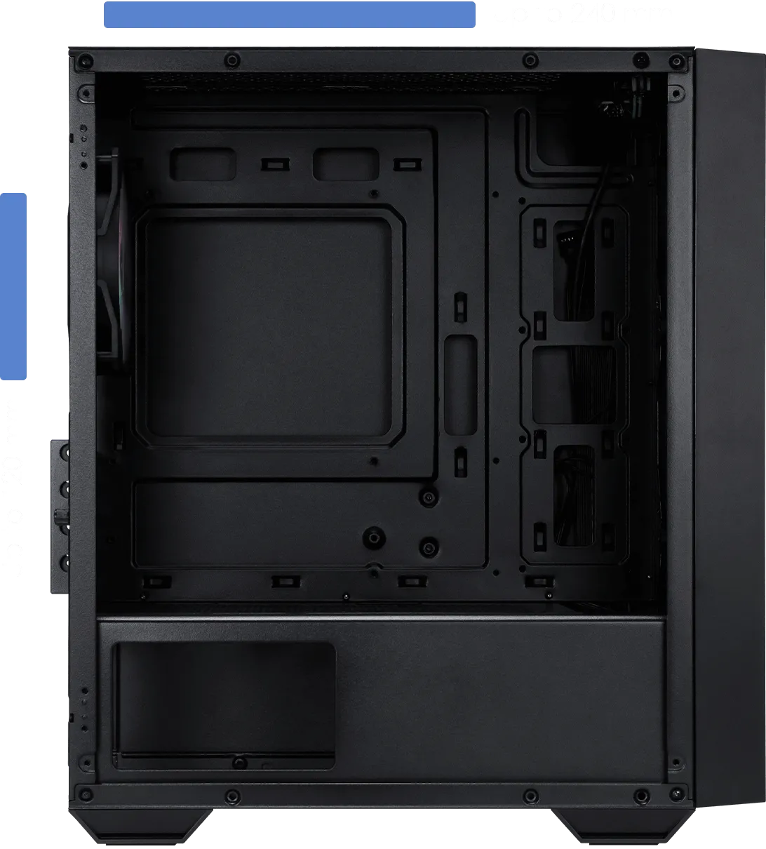 MSI PRO FORGE M050A Auto RGB M-ATX Mini Tower Case overview 4