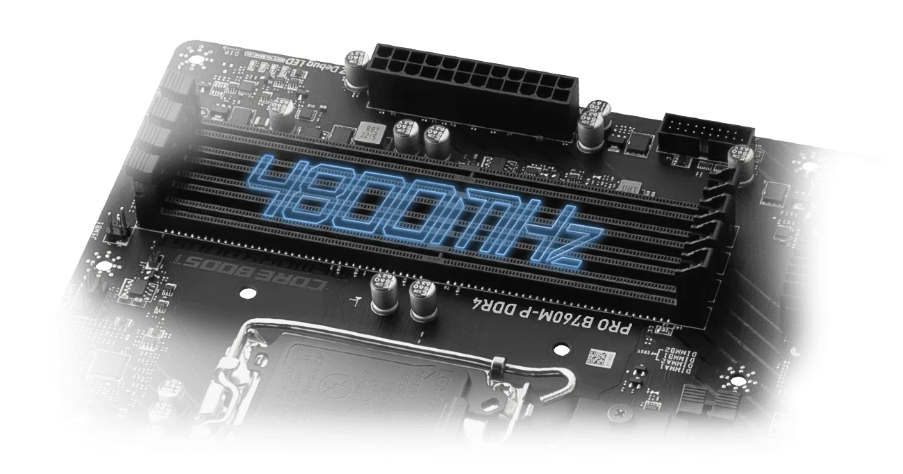 MSI Pro B760M-P DDR4 Intel Motherboard overview 6