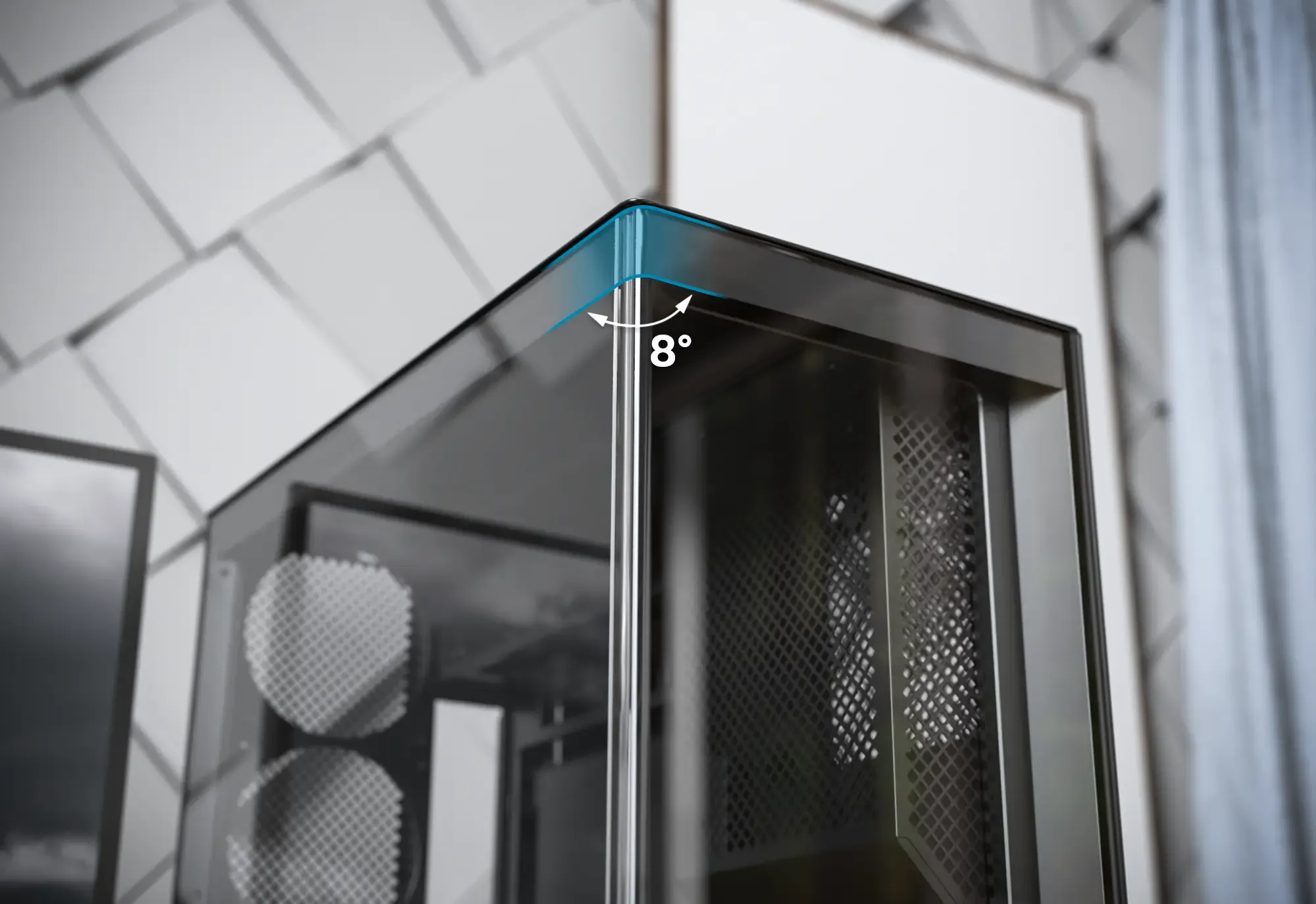 Montech HS02 PRO PC Mid-Tower ATX Tempered Glass ARGB (Black) overview 3