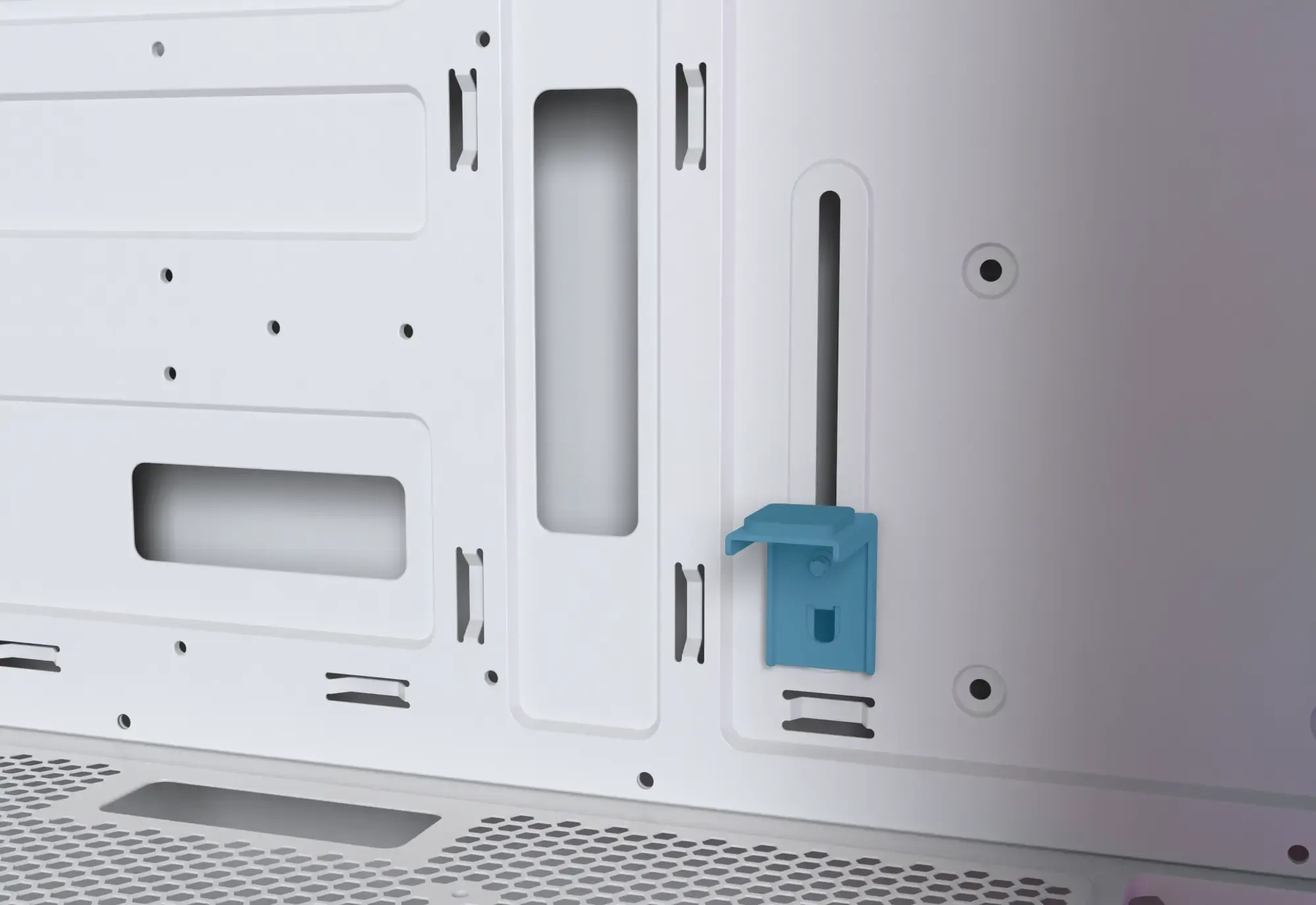 Montech X5 ARGB carbon fiber Print ATX Gaming Case - White overview 3