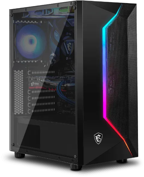 Msi MAG Vampiric 100R ARGB Cabinet overview 1