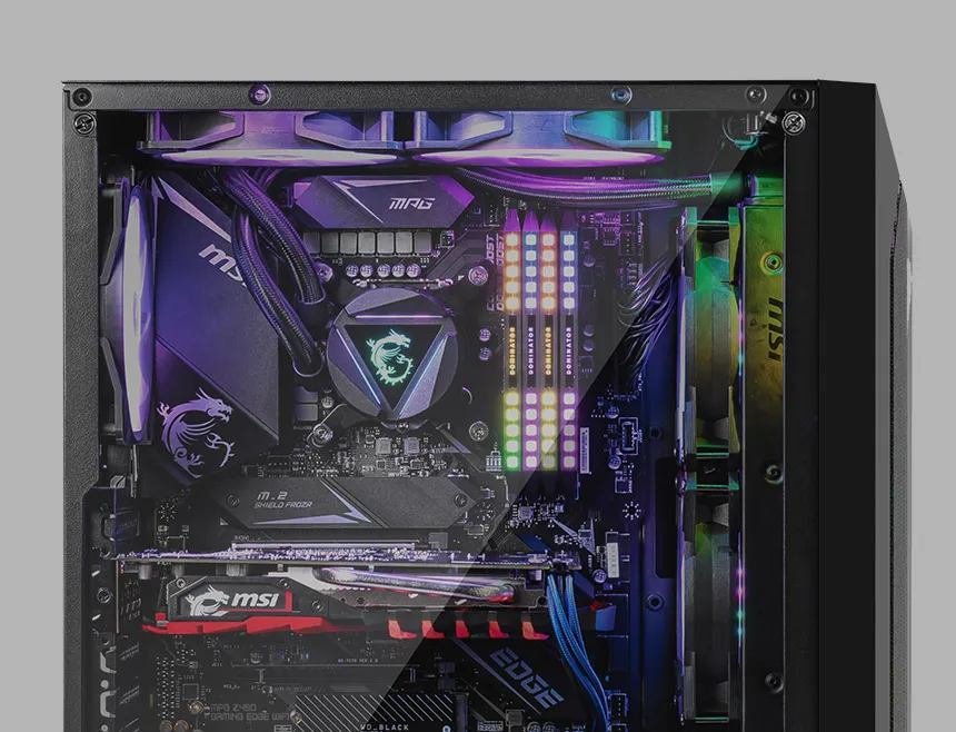 Msi MAG Vampiric 100R ARGB Cabinet overview 4