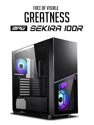 Msi MPG SEKIRA 100R ARGB Cabinet (Black) overview 2