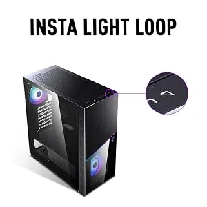 Msi MPG SEKIRA 100R ARGB Cabinet (Black) overview 5