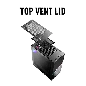 Msi MPG SEKIRA 100R ARGB Cabinet (Black) overview 7