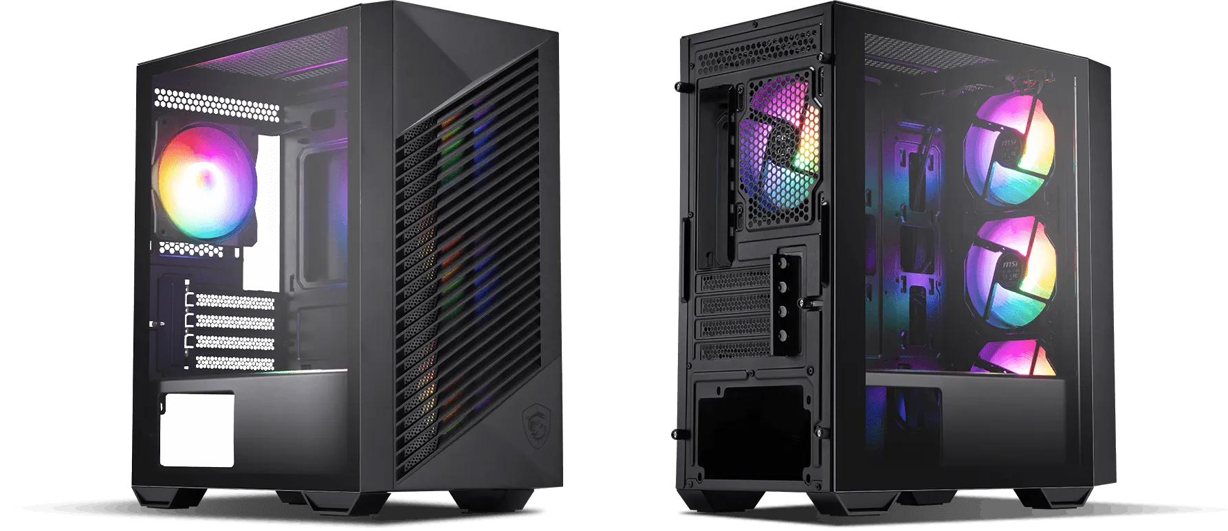 Msi PAG SHIELD M500A Auto RGB M-ATX Mini Tower Case overview 1