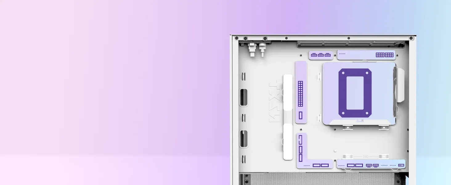 NZXT Chassis H3 Flow (2025) M-ATX Mid-tower Case without PSU overview 7