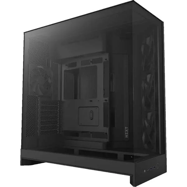 NZXT H9 Flow (2025) Large Dual-Chamber ATX Mid-Tower Airflow PC Case (Black)