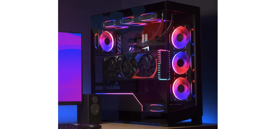 Phanteks NV5 D-RGB Tempered Glass Case (Black) overview 1