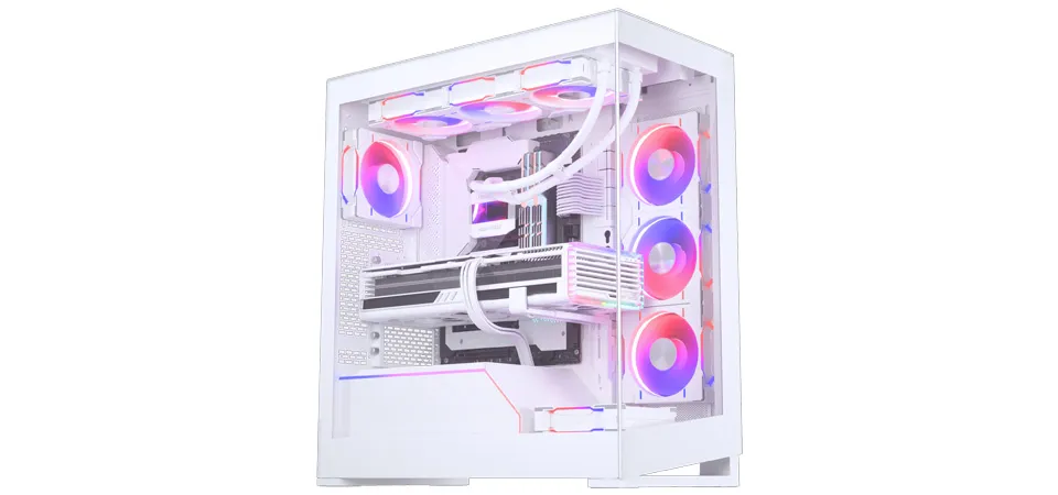 Phanteks NV5 D-RGB Tempered Glass Case (White) overview 2