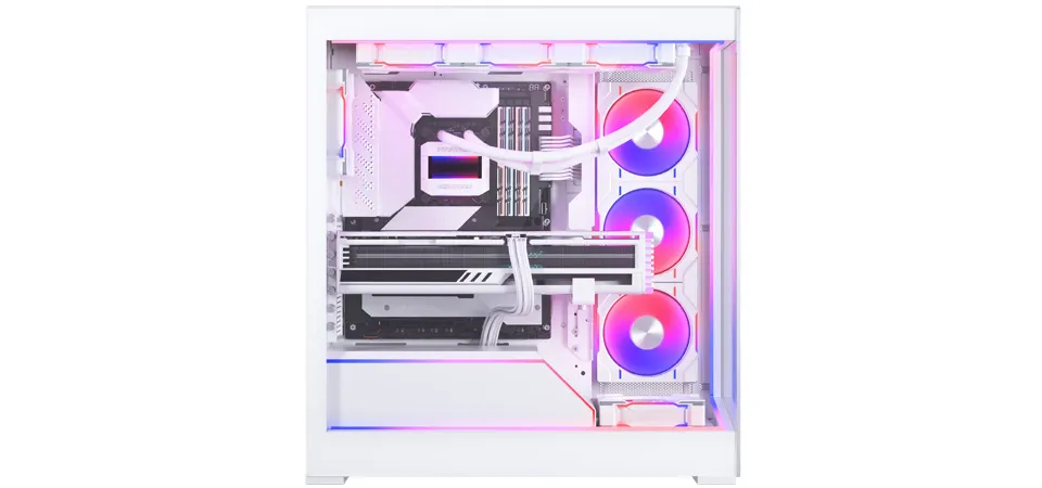 Phanteks NV5 D-RGB Tempered Glass Case (White) overview 5