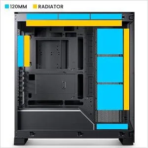 Phanteks NV5 MK2 E-ATX Mid-Tower Tempered Glass Cabinet (Black) overview 6