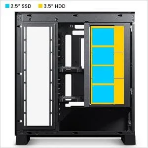 Phanteks NV5 MK2 E-ATX Mid-Tower Tempered Glass Cabinet (Black) overview 7