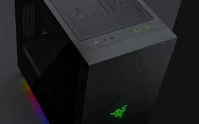 Razer Tomahawk Mini-ITX Gaming Chassis With Razer Chroma RGB overview 2